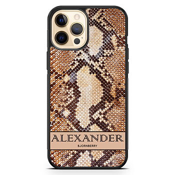 iPhone 12 Pro Max Custom Case - Brown Snake Name