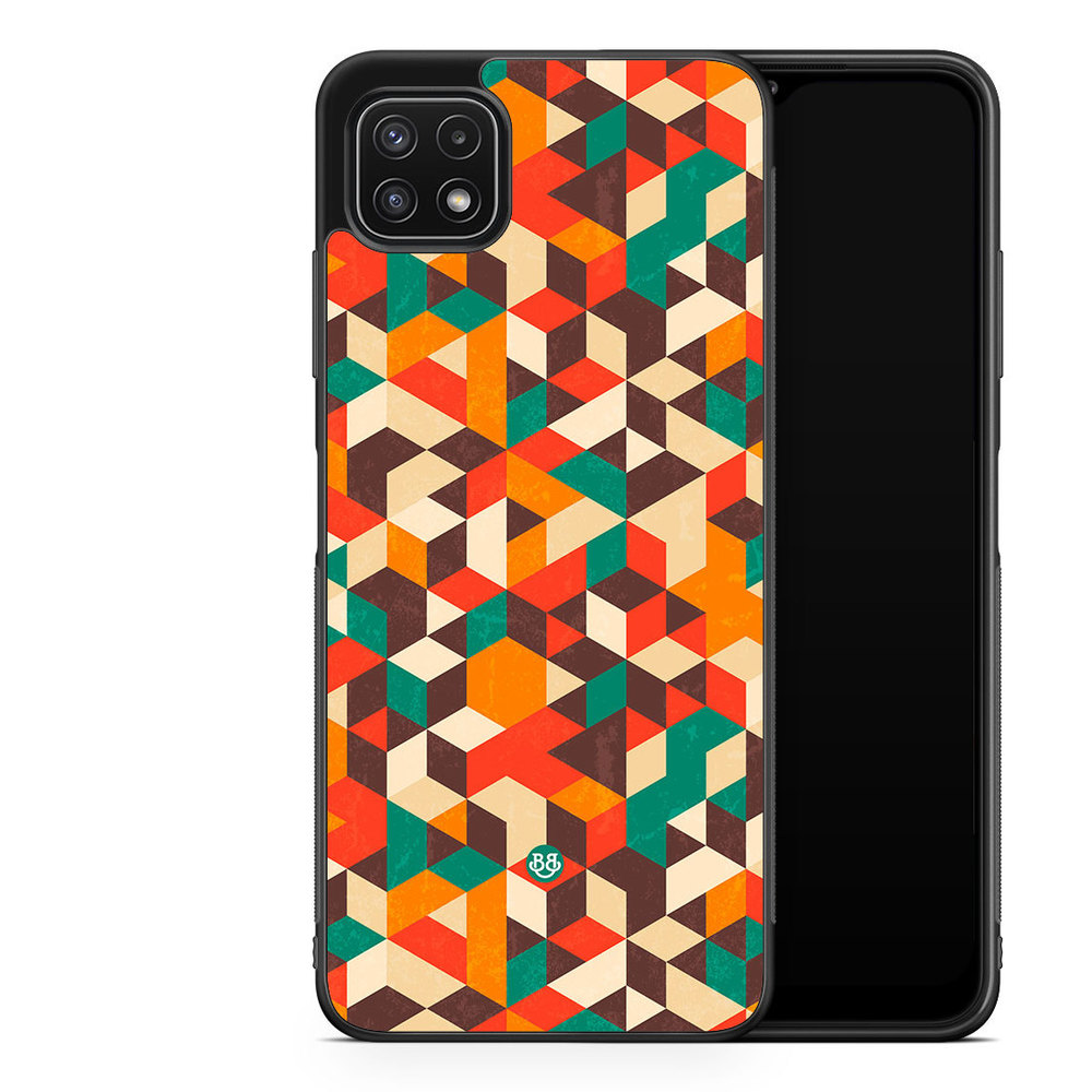 Samsung Galaxy A22 5G Case - Retro Geometric