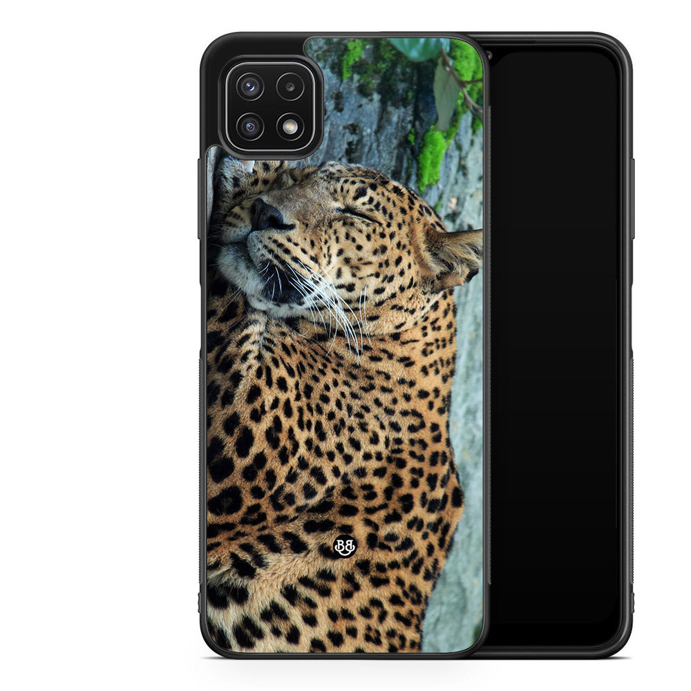 Samsung Galaxy A22 5G Case - Sleeping Leopard