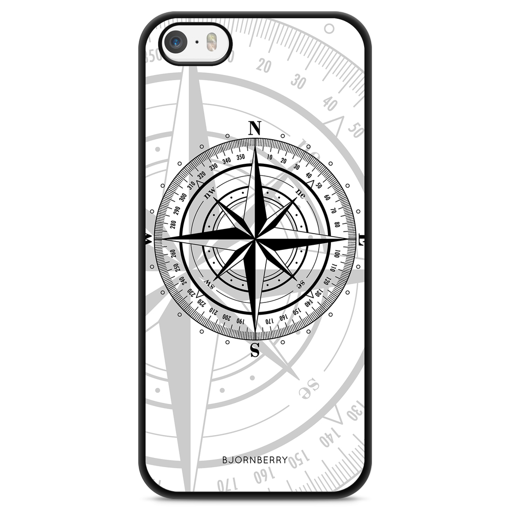 iPhone 5/5s/SE (2016) Skal - Kompass Vit | Mobilskal & Mobilfodral BJORNBERRY
