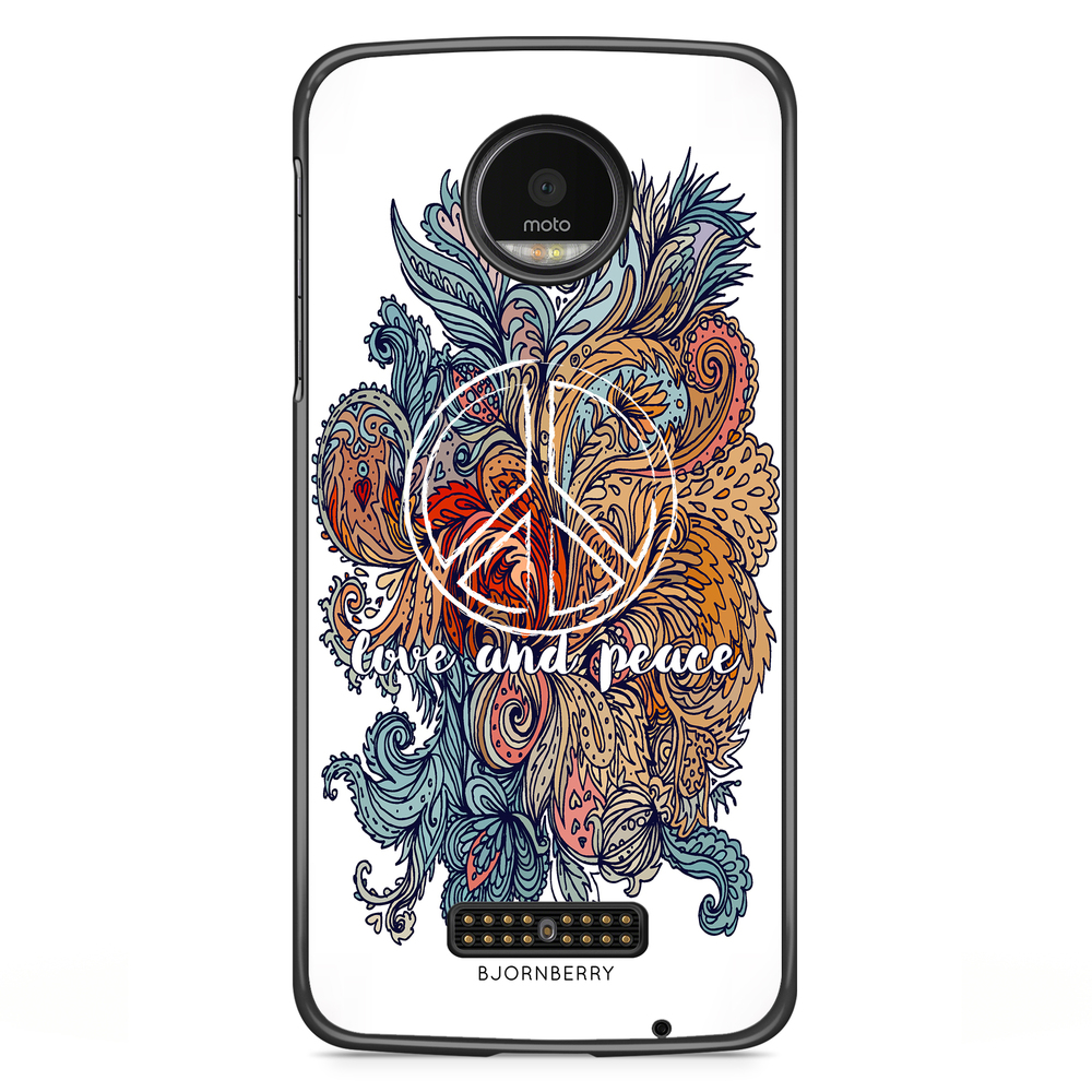 Moto Z2 Play Case - Love and Peace