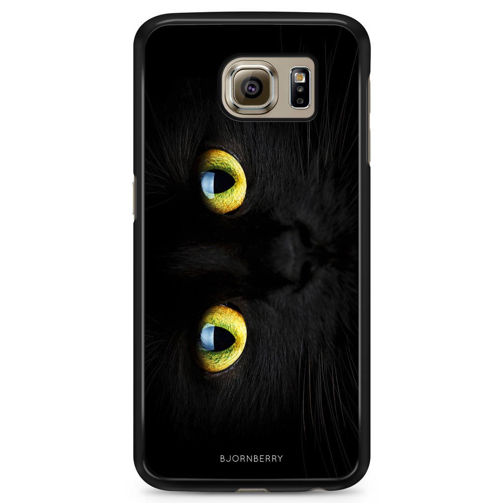 Samsung Galaxy S6 Case - Black Cat Close Up
