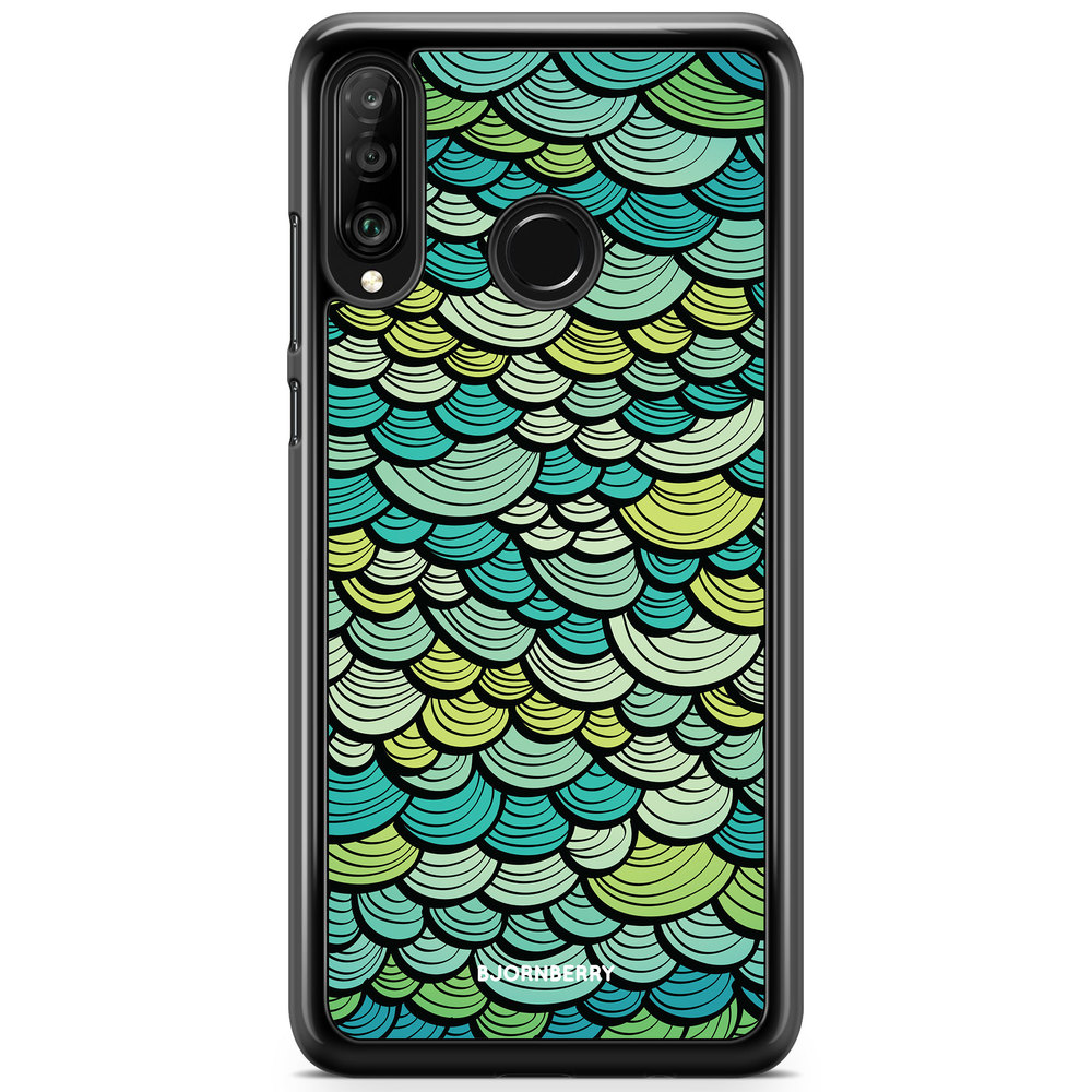 Huawei P30 Lite Case - Green Mermaid Scales