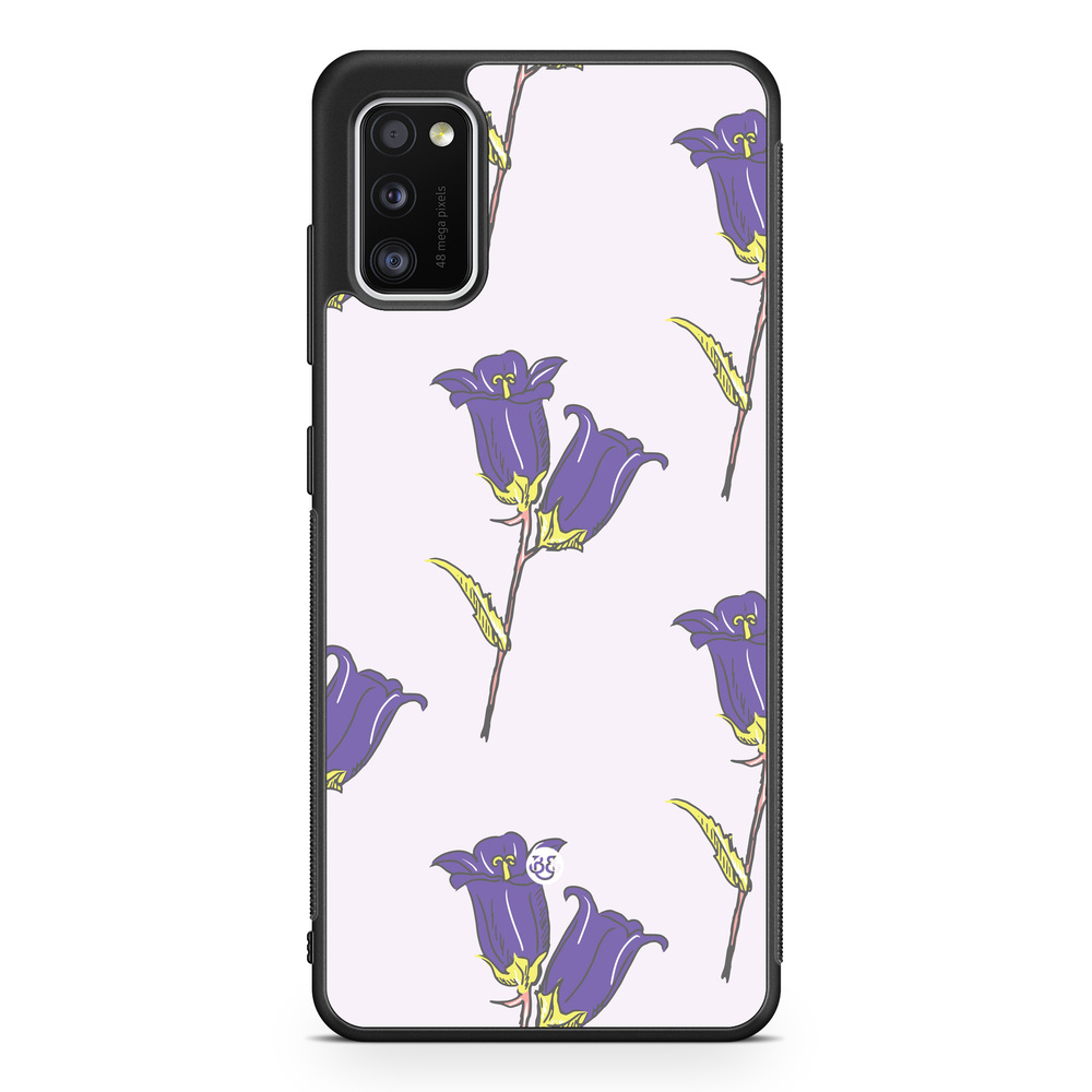 Samsung Galaxy A41 Case - Wild Purple Flowers