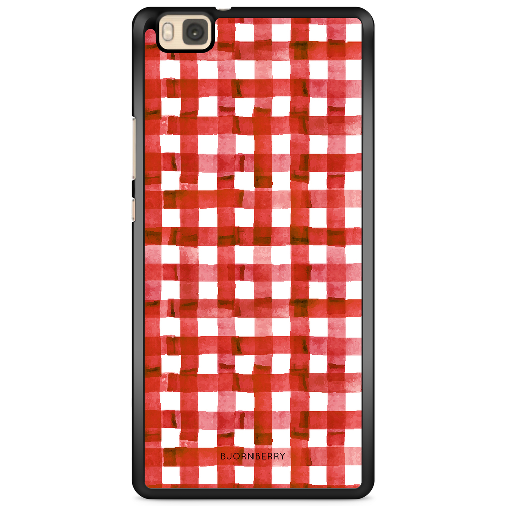 Huawei P8 Lite Case - Red Stripes
