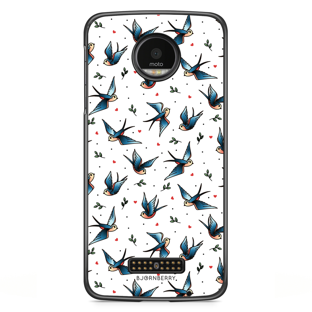 Moto Z2 Play Case - Swallows