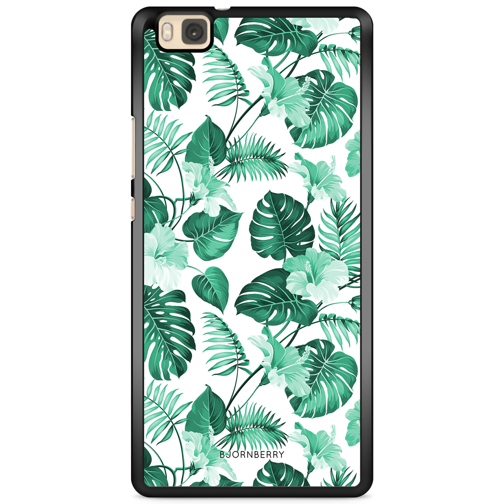 Huawei P8 Lite Case - Turquoise Flowers