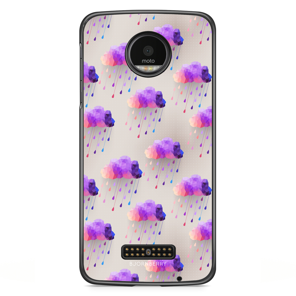 Moto Z2 Play Case - Retro Cloud