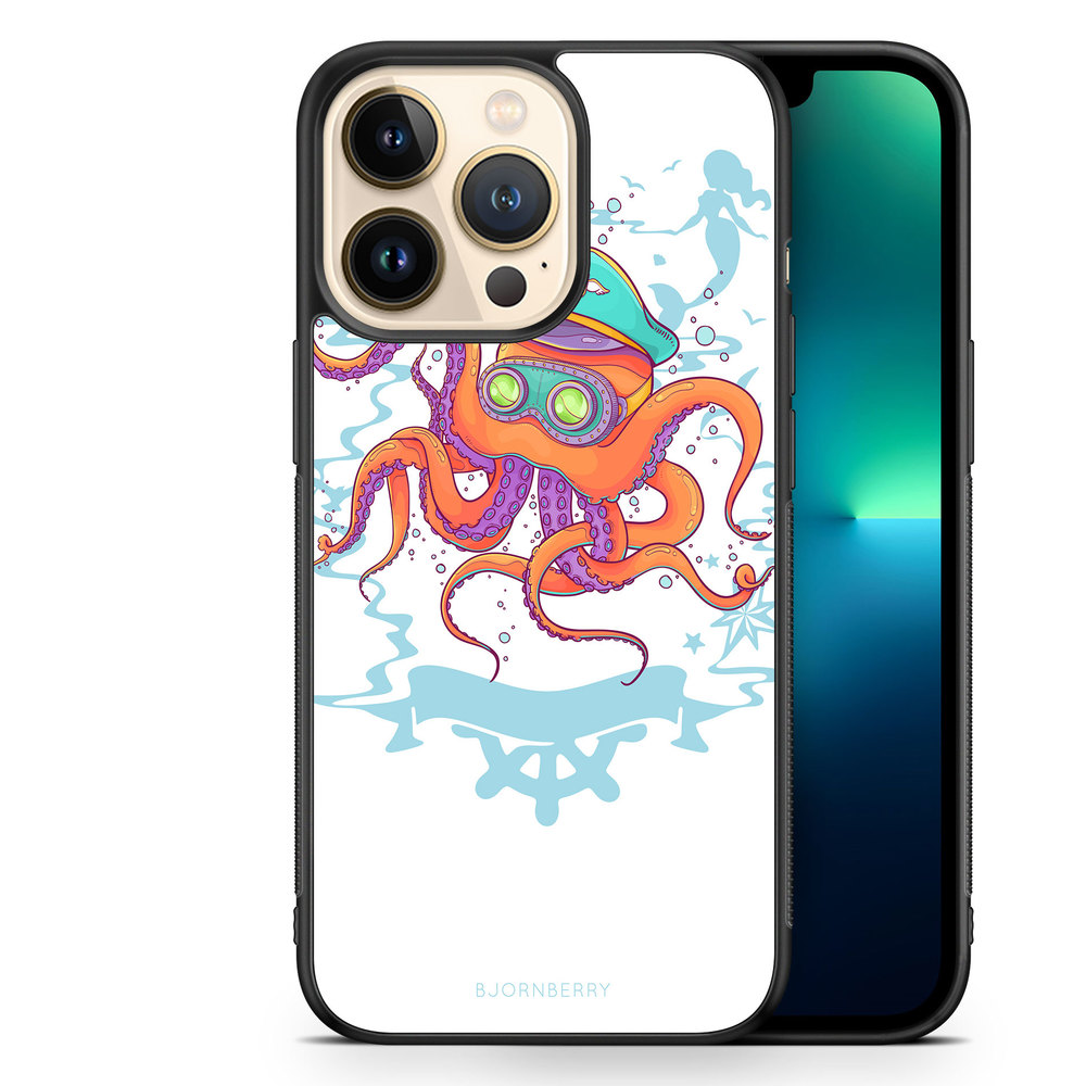 iPhone 13 Pro Case - Captain Octopus