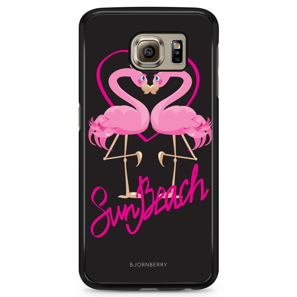 Samsung Galaxy S6 Case - Sun Beach Flamingo