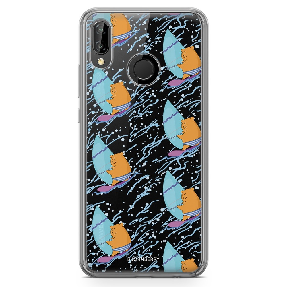 Huawei P20 Lite Fashion Case - Bear Surfer
