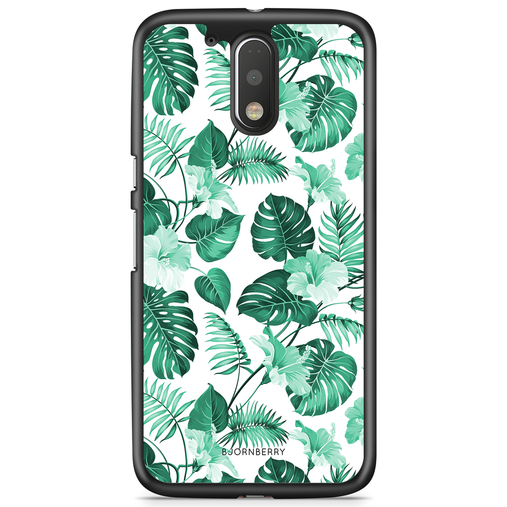 Moto G4/G4 Plus Case - Turquoise Flowers