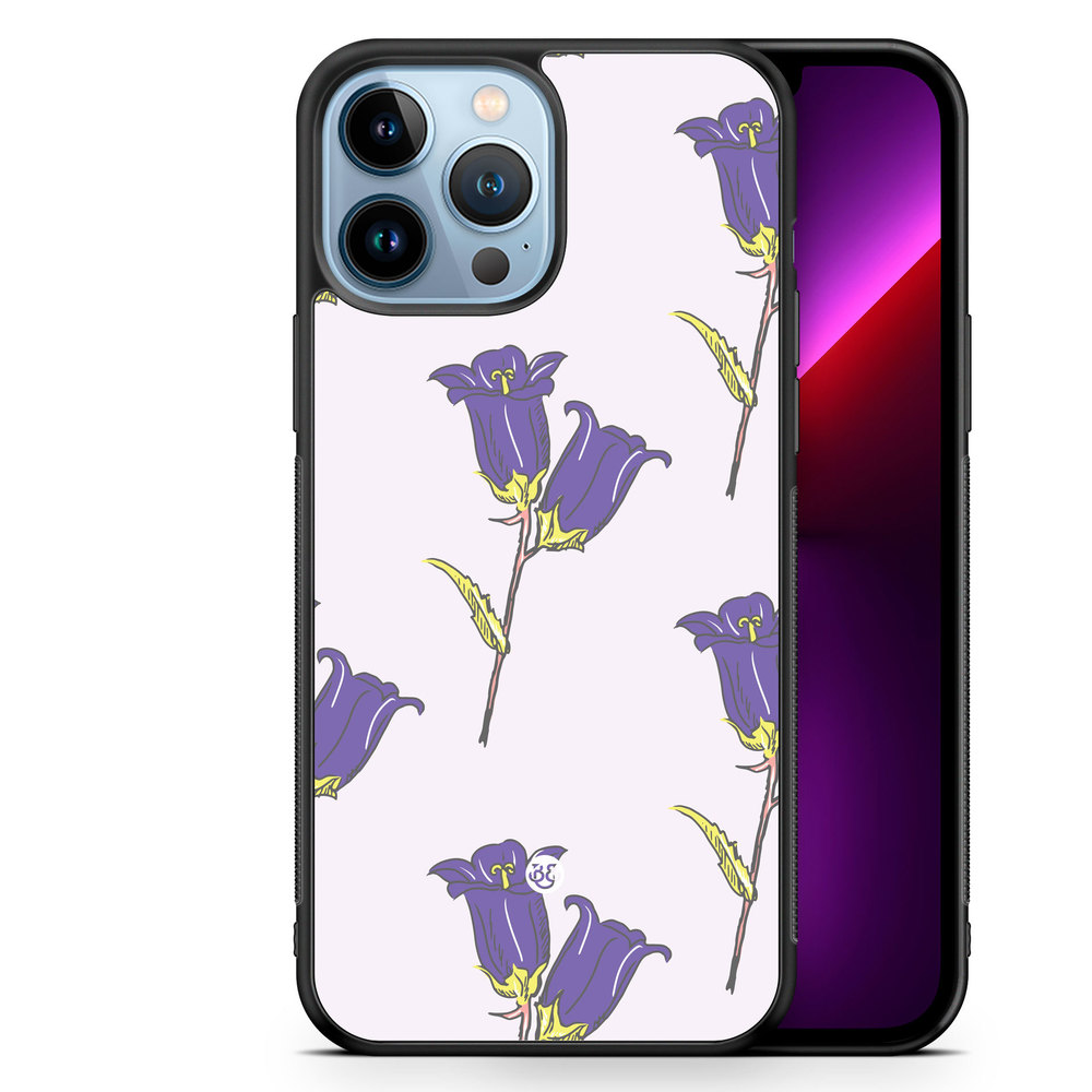 iPhone 13 Pro Max Case - Wild Purple Flowers