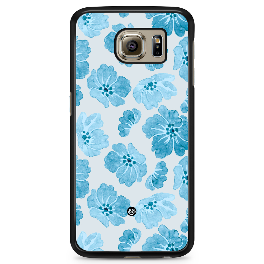 Samsung Galaxy S6 Case - WILD BLOOM - Blue Petals