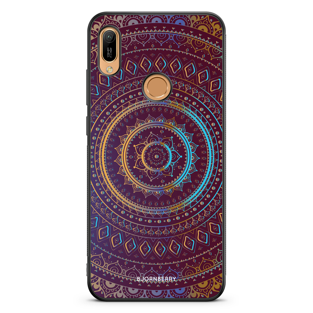 Huawei Y6 2019 Case - Purple Mandala