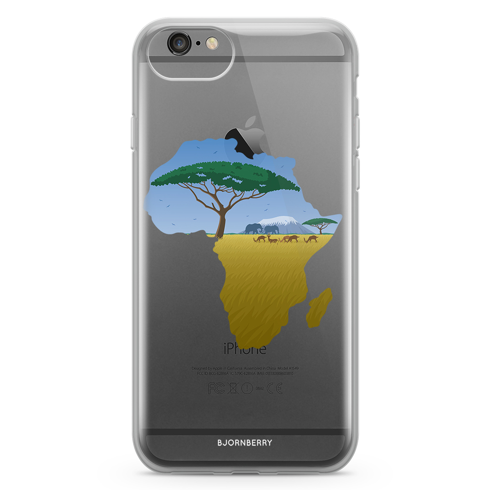 iPhone 6/6s Fashion Skal - Afrika Blå