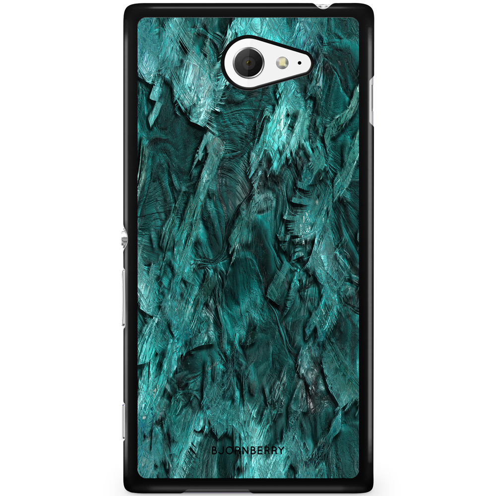 Sony Xperia M2 Aqua Case - Green Crystal