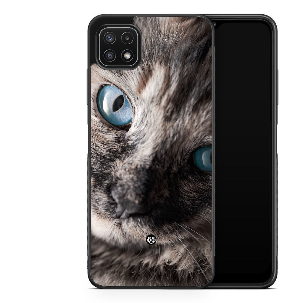 Samsung Galaxy A22 5G Case - Cat Blue Eyes