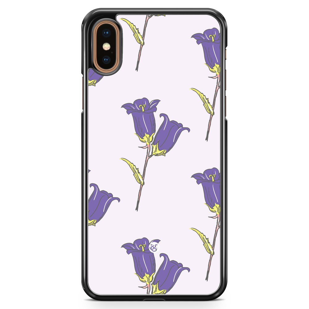 iPhone XS Max Case - Wild Purple Flowers