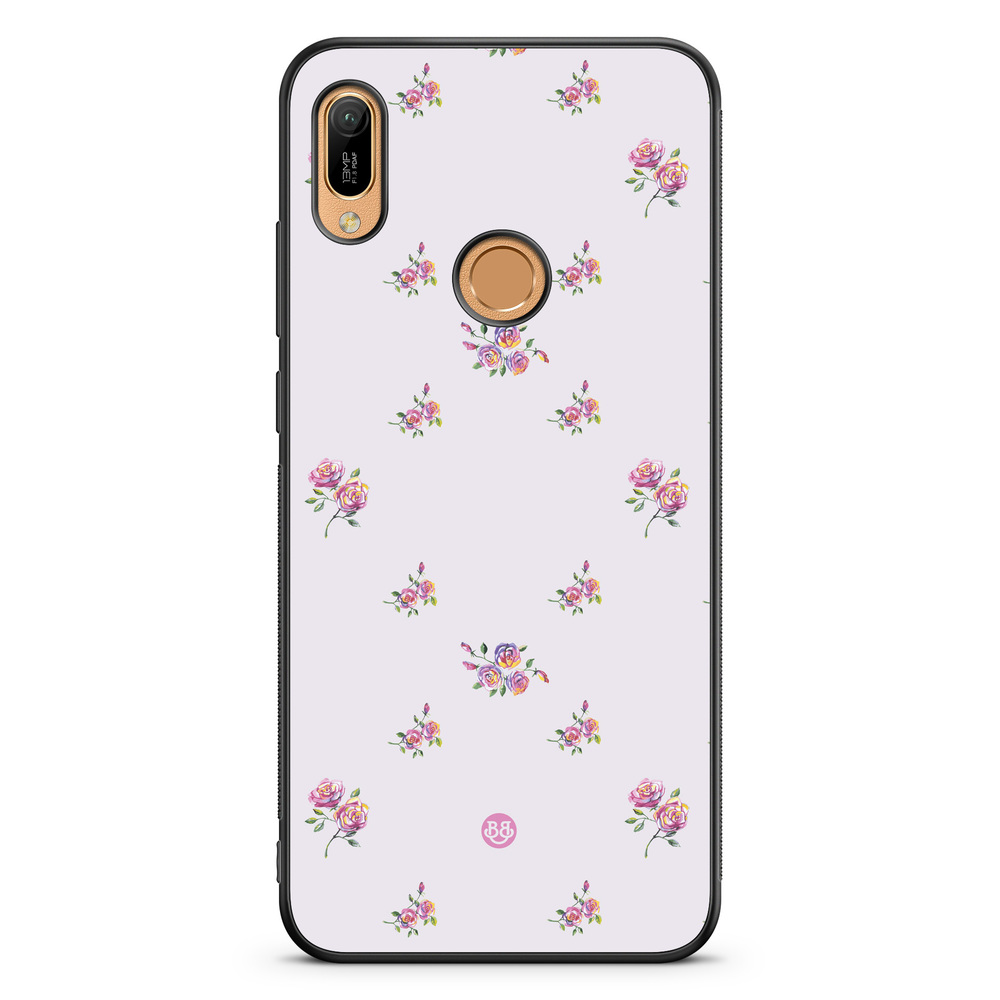 Huawei Y6 2019 Case - Shabby Roses