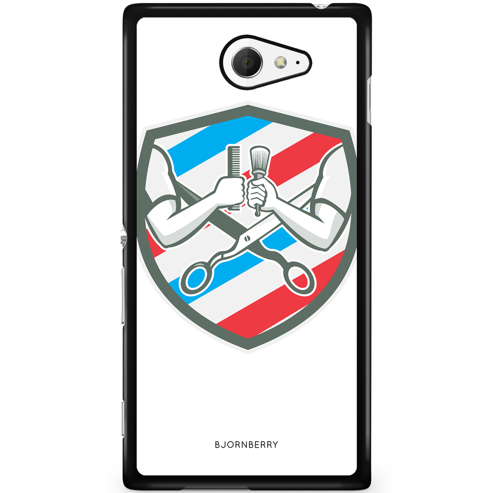 Sony Xperia M2 Aqua Case - Barber Logo