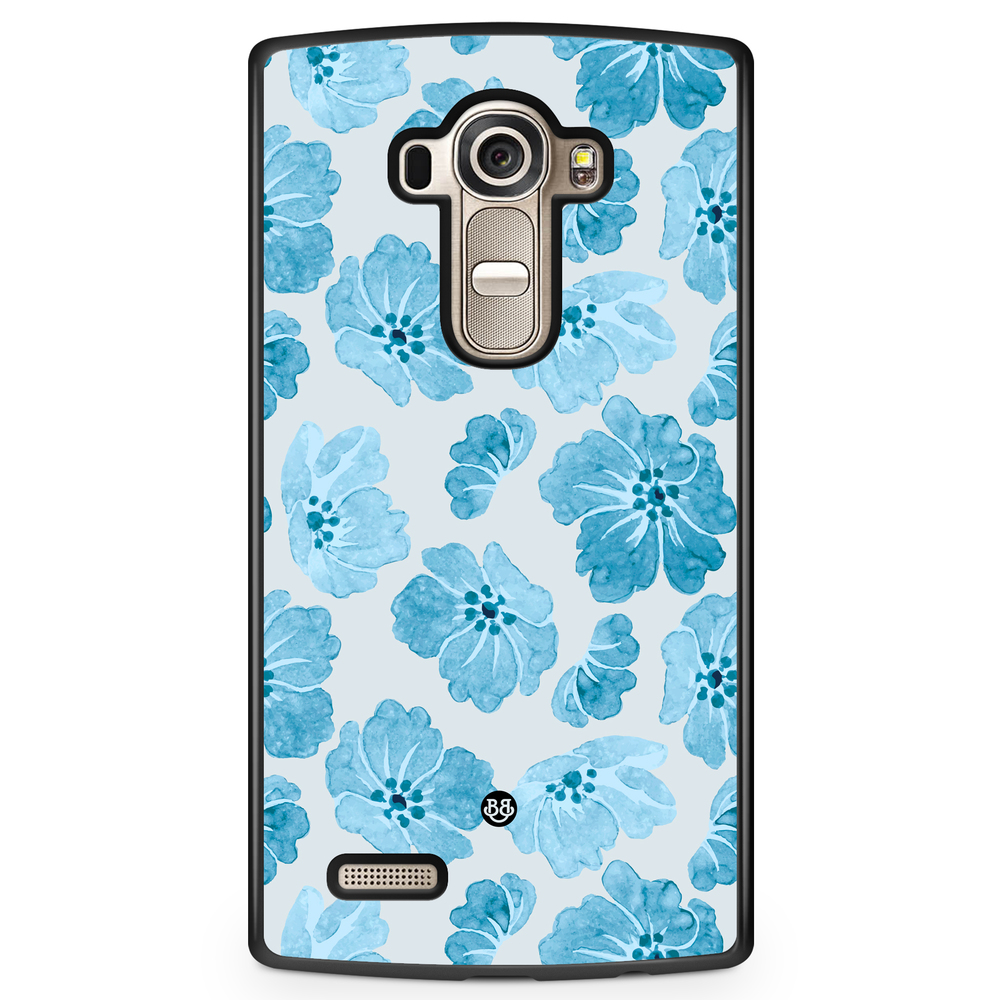 LG G4 Case - WILD BLOOM - Blue Petals
