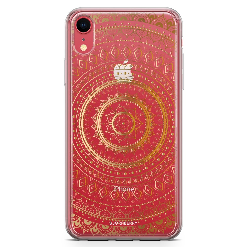 iPhone XR Fashion Skal - Guld Mandala