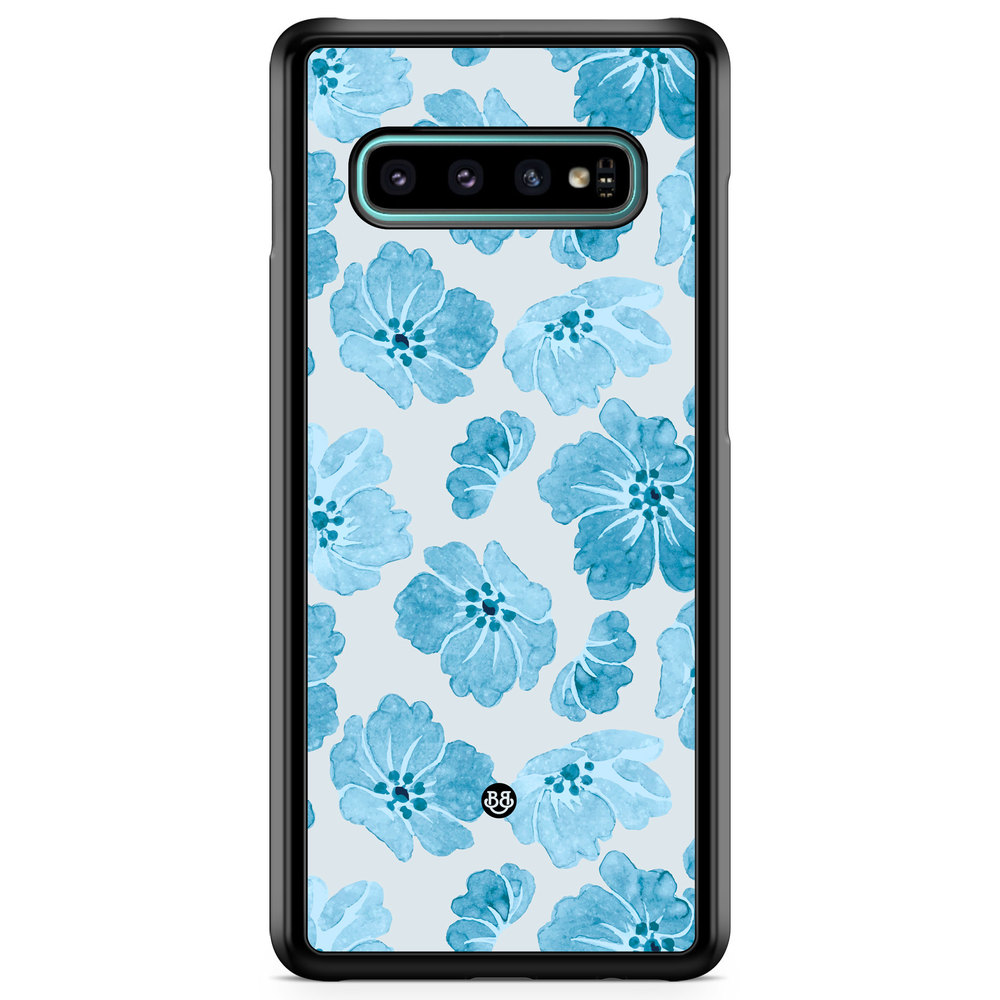 Samsung Galaxy S10 Case - WILD BLOOM - Blue Petals