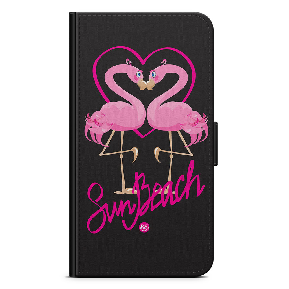 OnePlus 10 Pro 5G Wallet Case - Sun Beach Flamingo