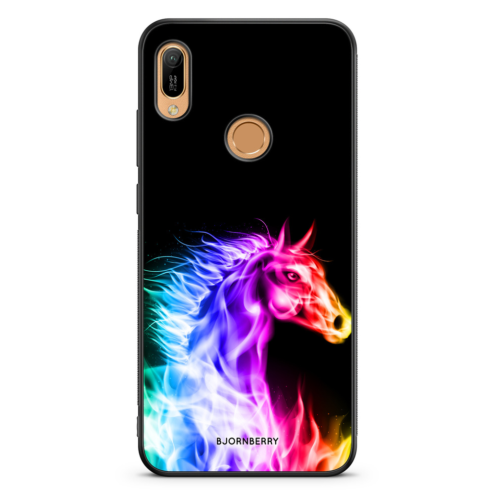 Huawei Y6 2019 Case - Flames Horse
