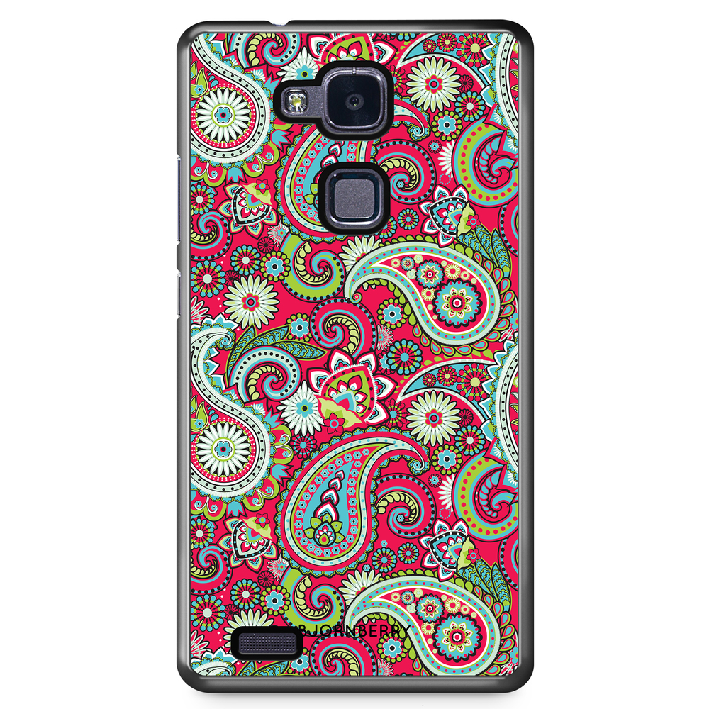 Huawei Honor 5X Case - Red Paisley