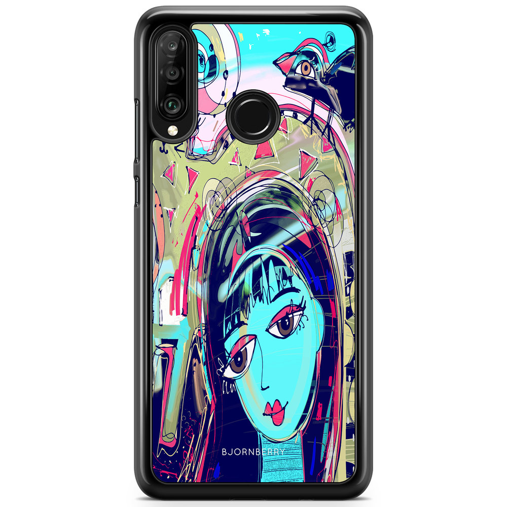 Huawei P30 Lite Case - Abstract Cat