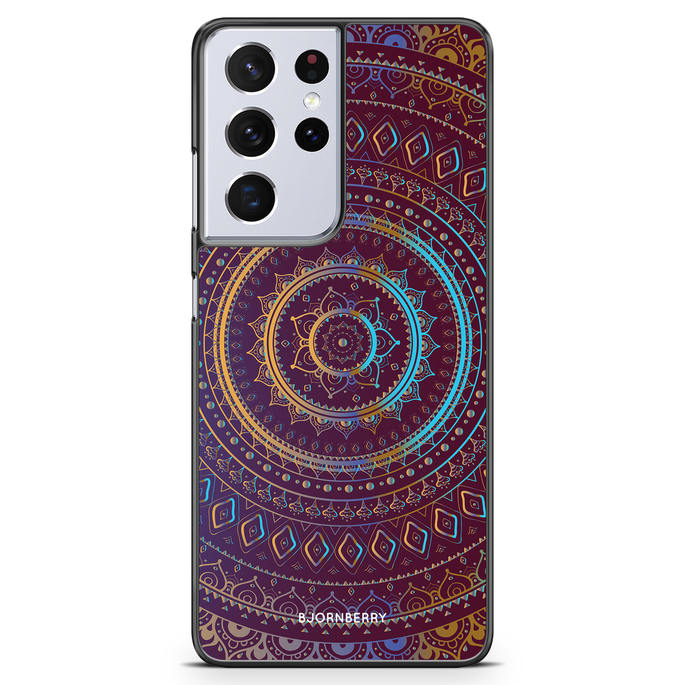 Samsung Galaxy S21 Ultra Case - Purple Mandala