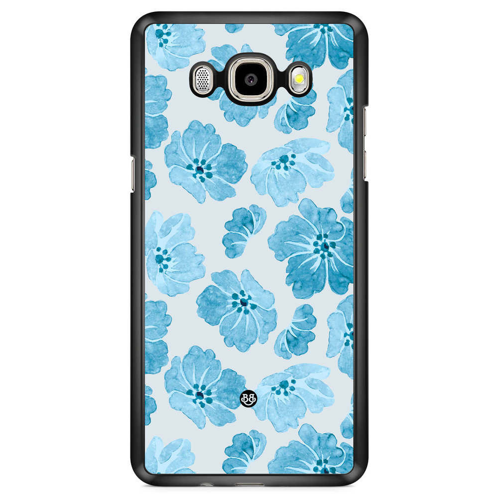 Samsung Galaxy J7 (2016) Case - WILD BLOOM - Blue Petals