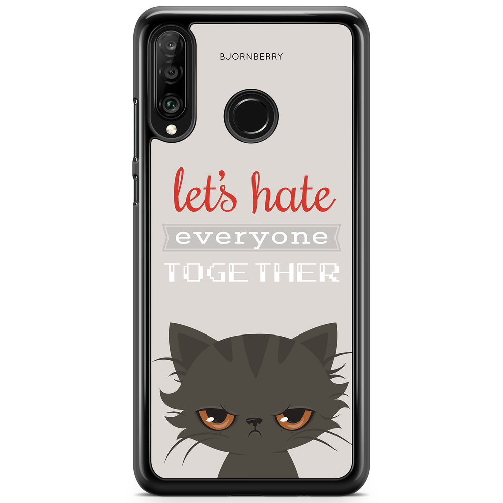 Huawei P30 Lite Case - Angry Cat