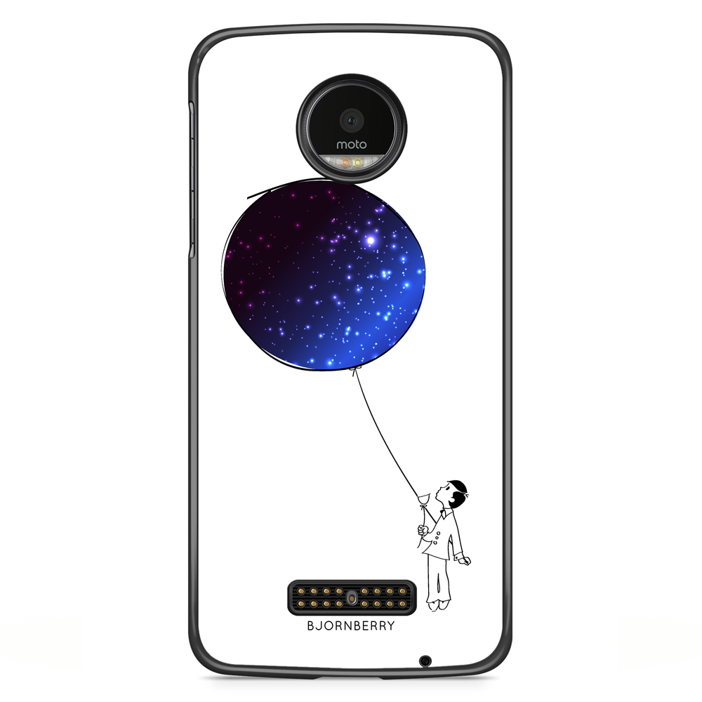 Moto Z2 Play Case - Space Balloon