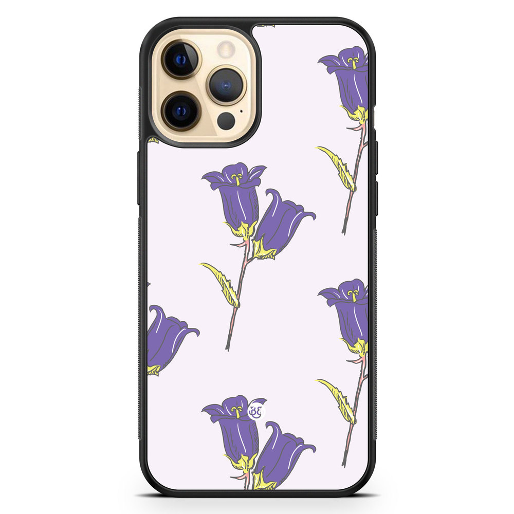iPhone 12 Pro Max Case - Wild Purple Flowers
