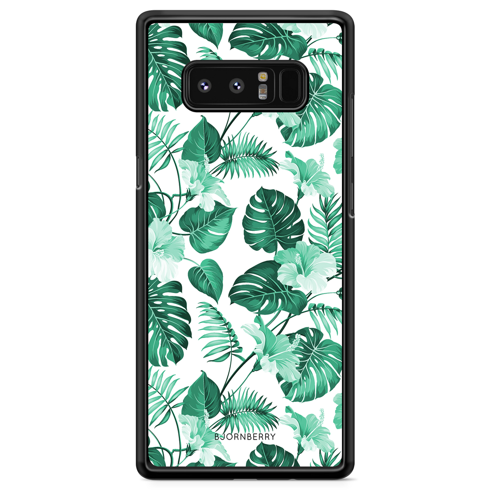 Samsung Galaxy Note 8 Case - Turquoise Flowers