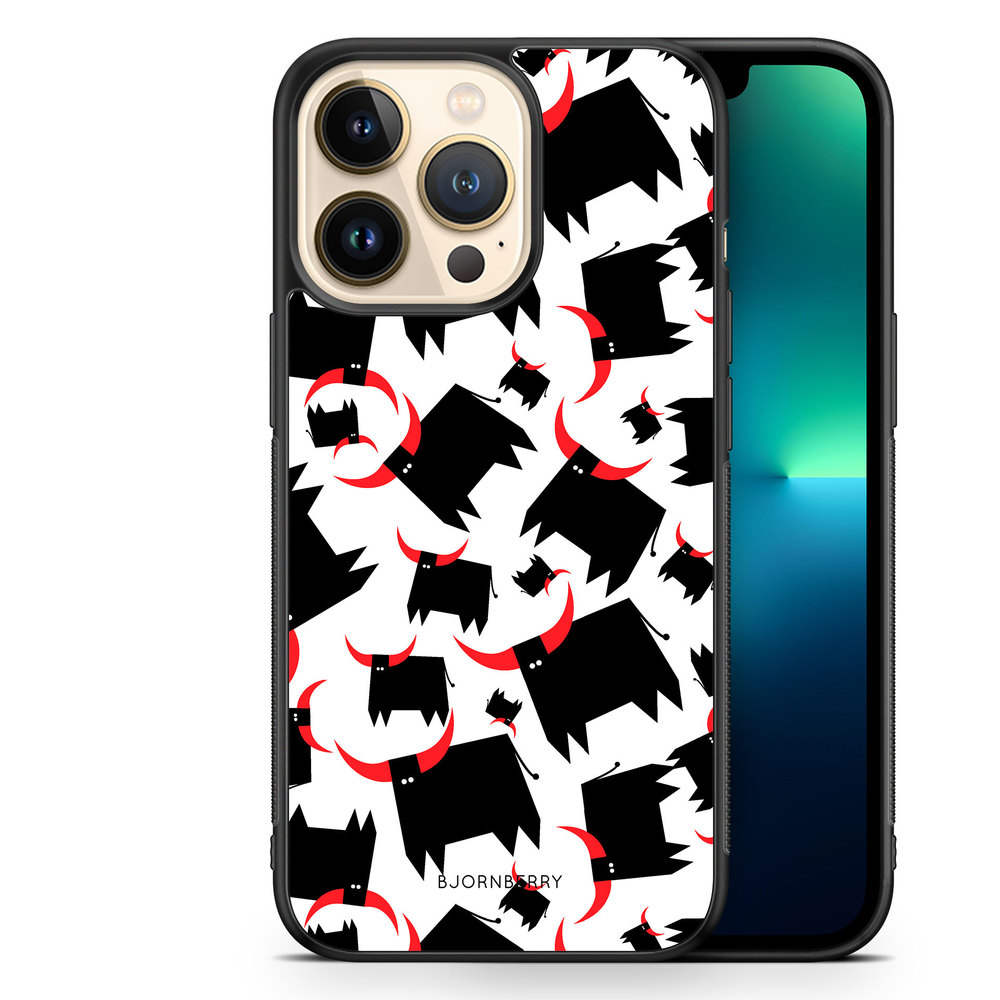 iPhone 13 Pro Case - Bull Red Horns