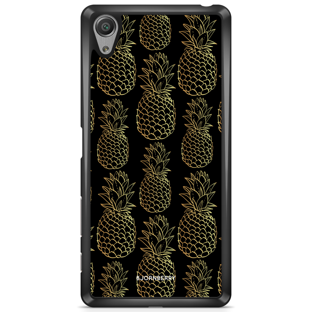 Sony Xperia XA Case - Gold Pineapples