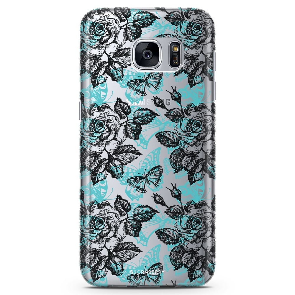Samsung Galaxy S6 TPU Case - Roses & Butterflies