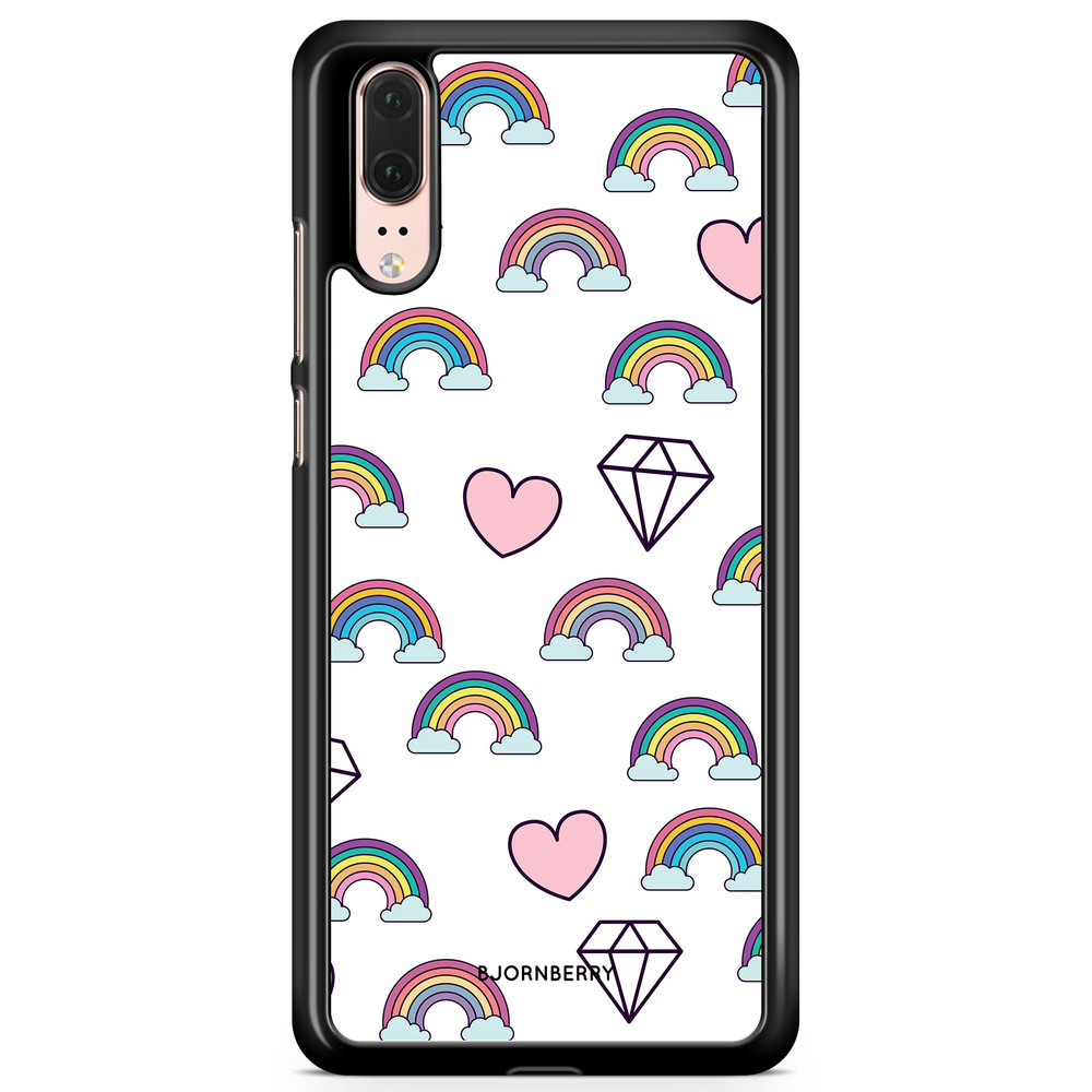 Huawei P20 Case - Rainbows & Diamonds