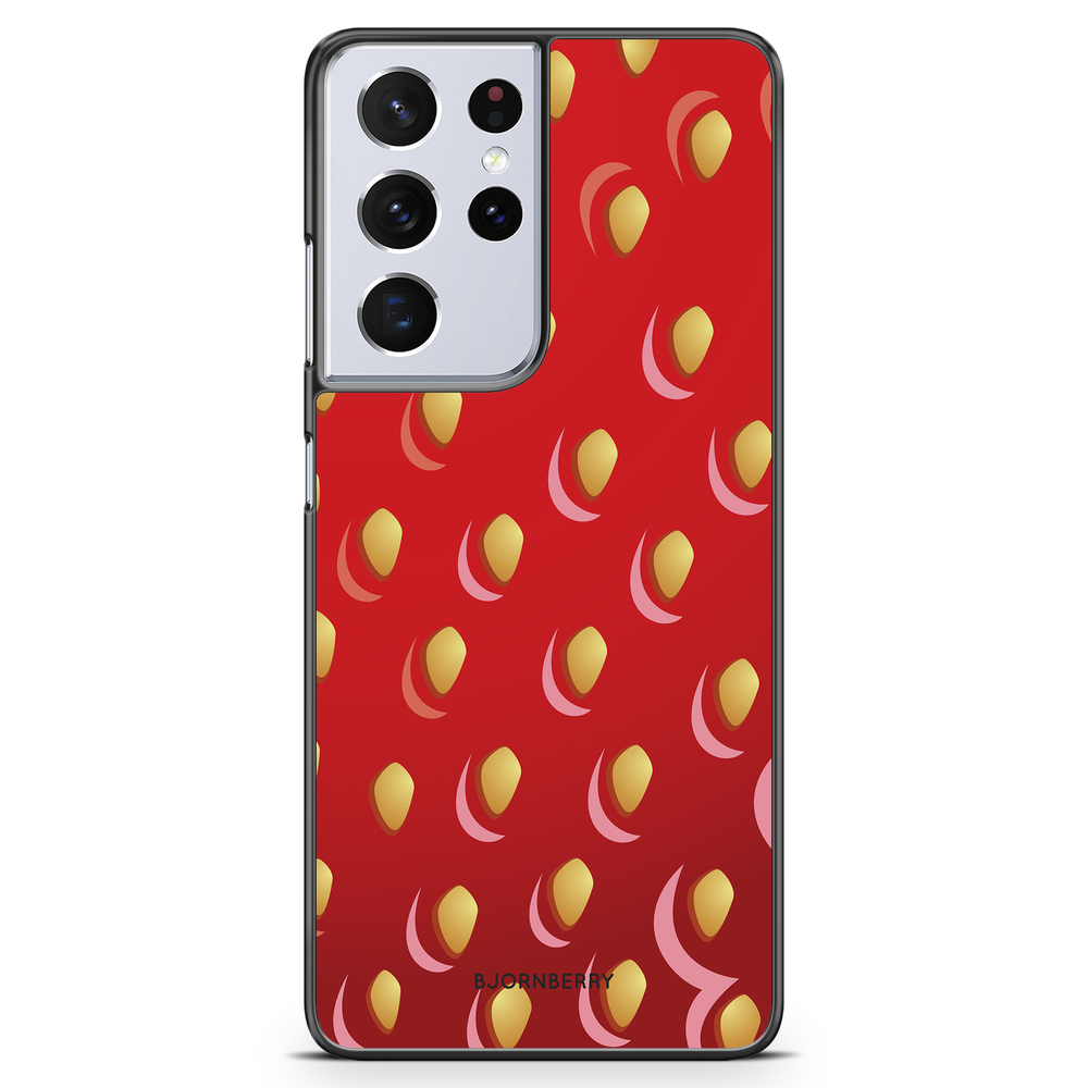 Samsung Galaxy S21 Ultra Skal - Jordgubbe