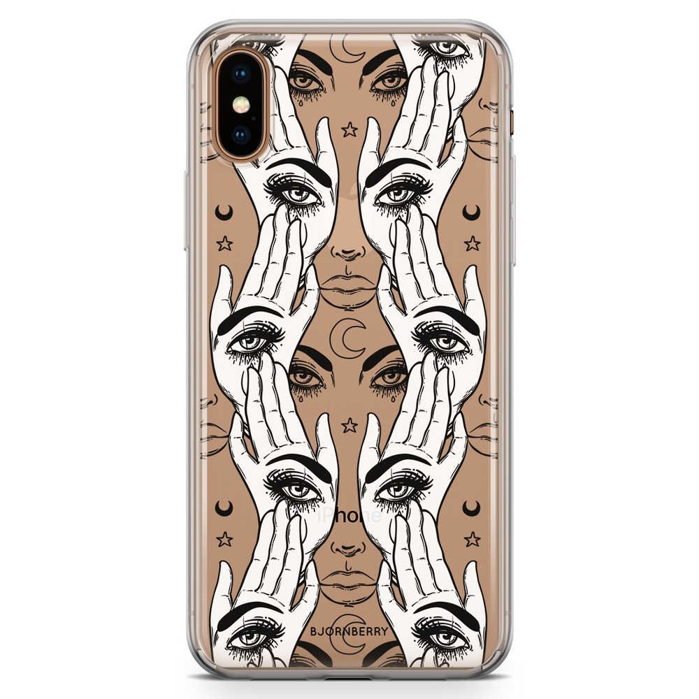 iPhone Xs Max Fashion Skal - Ögon & Händer