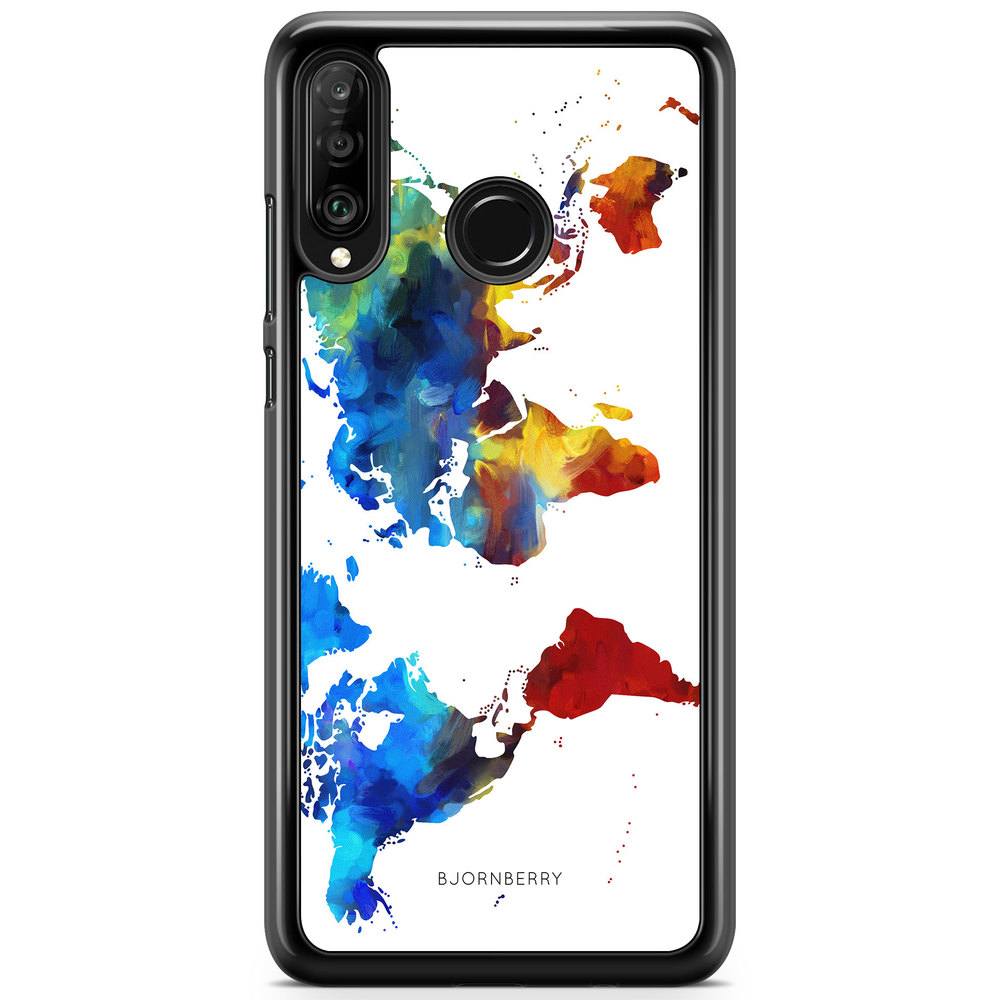 Huawei P30 Lite Case - World Map