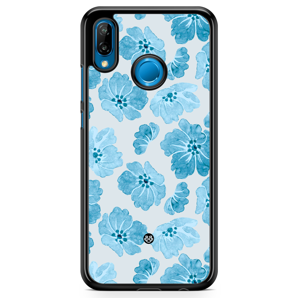 Huawei P20 Lite Case - WILD BLOOM - Blue Petals