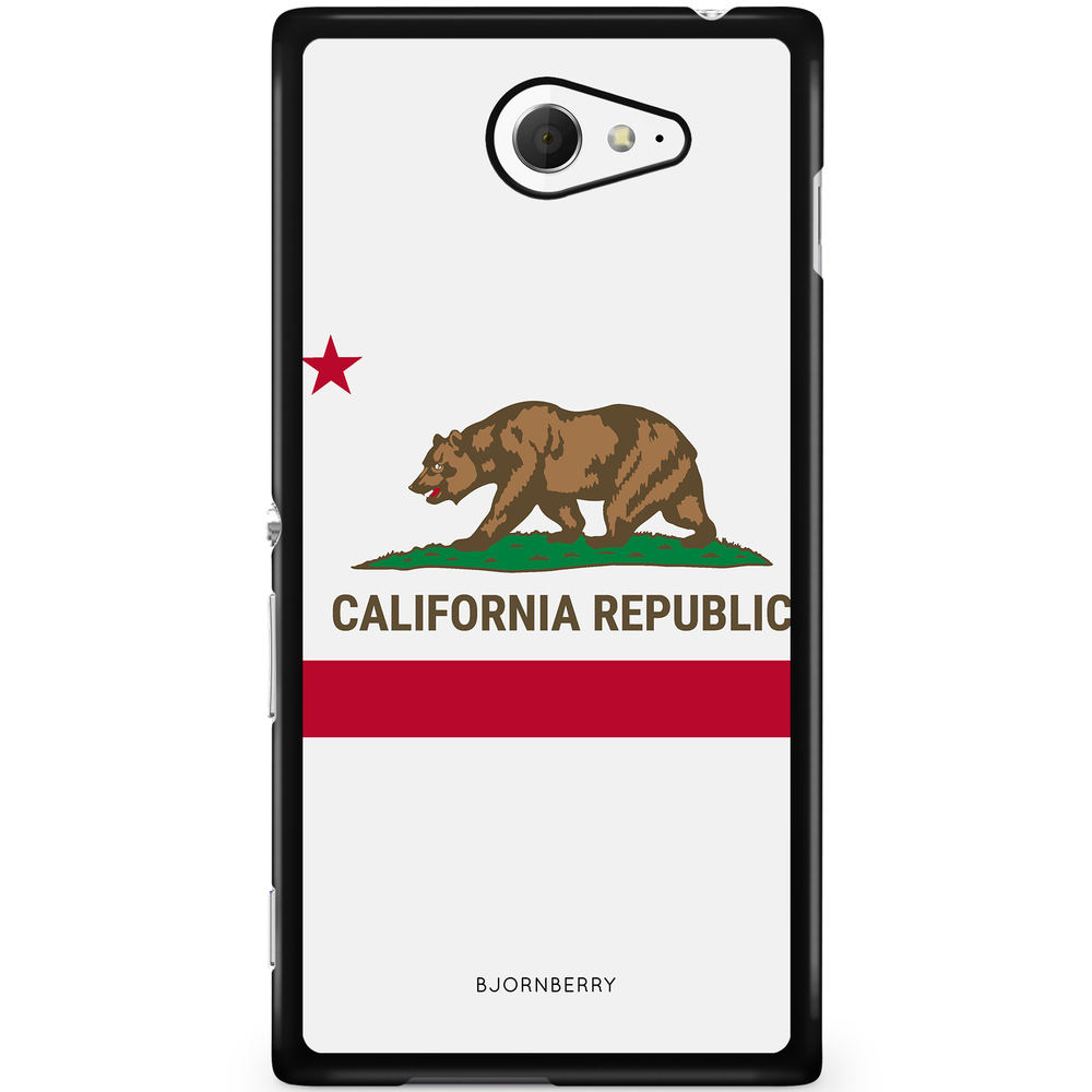 Sony Xperia M2 Aqua Case - California Bear