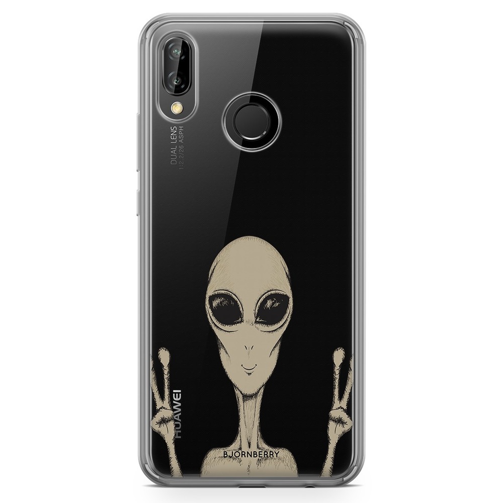 Huawei P20 Lite Fashion Case - Peace Alien