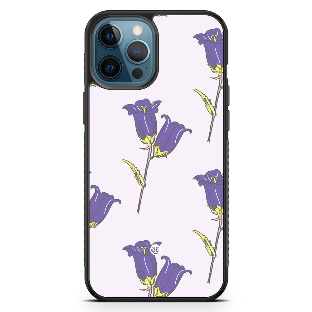 iPhone 12 Pro Case - Wild Purple Flowers