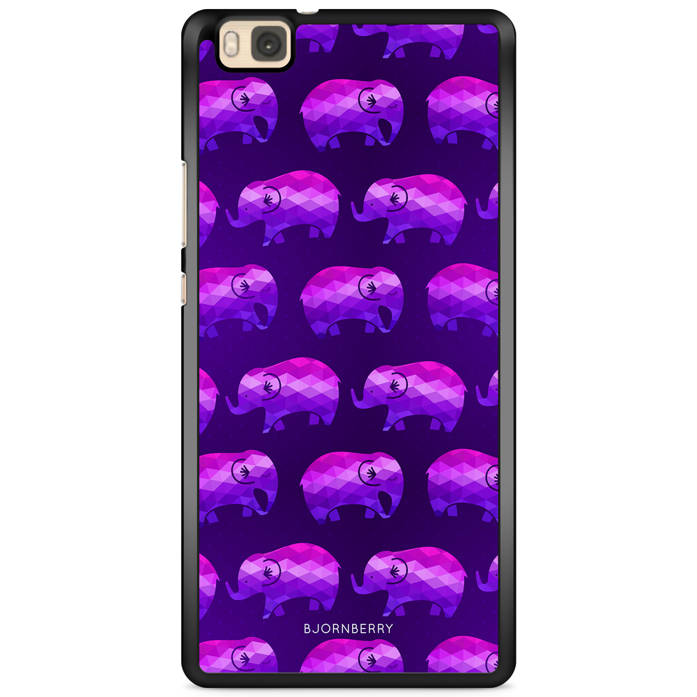 Huawei P8 Lite Case - Purple Elephant